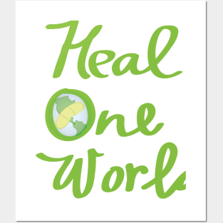 Heal One World Posters and Art